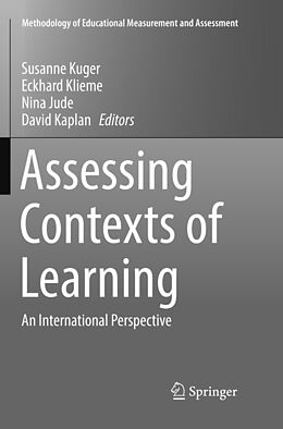 Couverture cartonnée Assessing Contexts of Learning de 