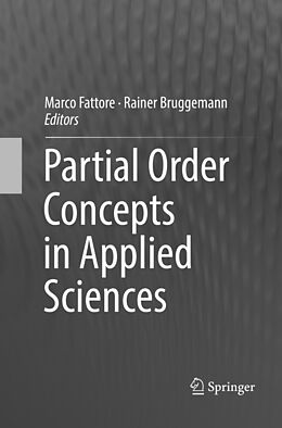 Couverture cartonnée Partial Order Concepts in Applied Sciences de 