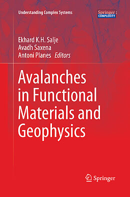 Couverture cartonnée Avalanches in Functional Materials and Geophysics de 