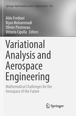 Couverture cartonnée Variational Analysis and Aerospace Engineering de 