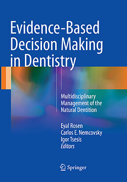 Couverture cartonnée Evidence-Based Decision Making in Dentistry de 