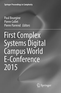 Kartonierter Einband First Complex Systems Digital Campus World E-Conference 2015 von 