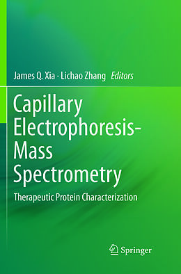 Kartonierter Einband Capillary Electrophoresis-Mass Spectrometry von 