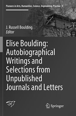 Couverture cartonnée Elise Boulding: Autobiographical Writings and Selections from Unpublished Journals and Letters de 