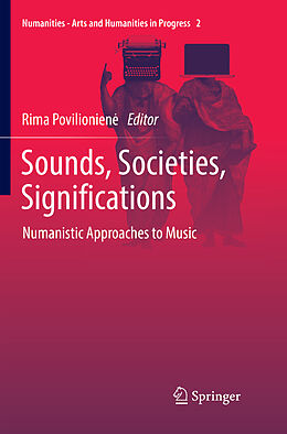 Couverture cartonnée Sounds, Societies, Significations de 