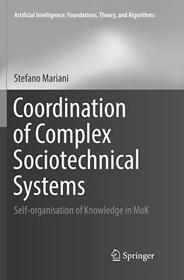 Couverture cartonnée Coordination of Complex Sociotechnical Systems de Stefano Mariani