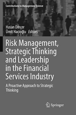 Kartonierter Einband Risk Management, Strategic Thinking and Leadership in the Financial Services Industry von 