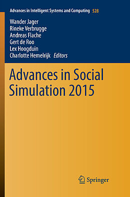 Kartonierter Einband Advances in Social Simulation 2015 von 