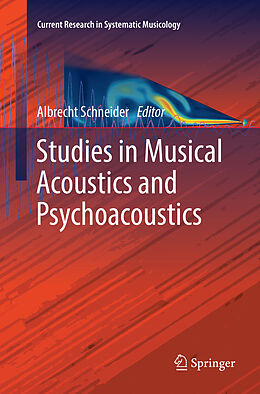 Couverture cartonnée Studies in Musical Acoustics and Psychoacoustics de 