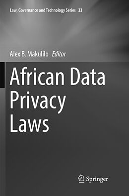 Kartonierter Einband African Data Privacy Laws von 