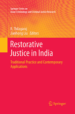 Kartonierter Einband Restorative Justice in India von 