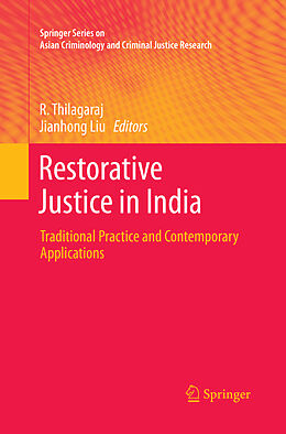 Couverture cartonnée Restorative Justice in India de 