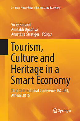 Kartonierter Einband Tourism, Culture and Heritage in a Smart Economy von 