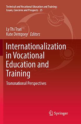 Couverture cartonnée Internationalization in Vocational Education and Training de 