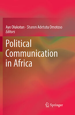 Couverture cartonnée Political Communication in Africa de 
