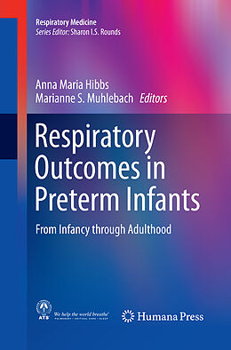 Couverture cartonnée Respiratory Outcomes in Preterm Infants de 