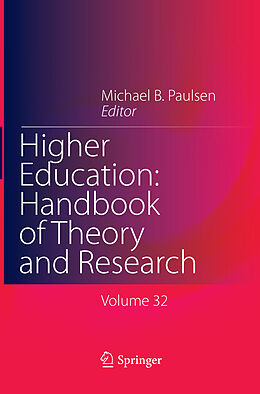 Couverture cartonnée Higher Education: Handbook of Theory and Research de 