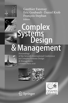 Couverture cartonnée Complex Systems Design & Management de 