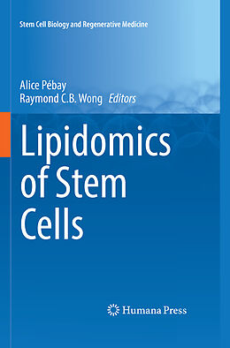 Kartonierter Einband Lipidomics of Stem Cells von 