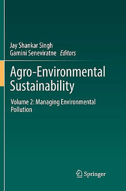 Kartonierter Einband Agro-Environmental Sustainability von 