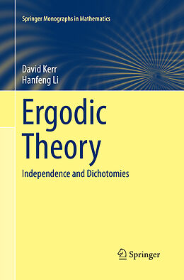 Kartonierter Einband Ergodic Theory von Hanfeng Li, David Kerr