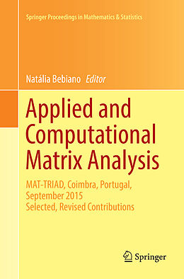 Kartonierter Einband Applied and Computational Matrix Analysis von 