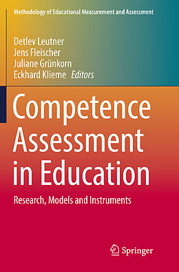 Couverture cartonnée Competence Assessment in Education de 