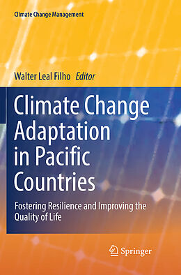 Kartonierter Einband Climate Change Adaptation in Pacific Countries von 