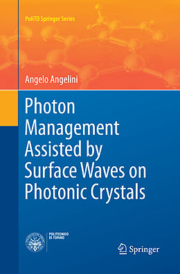 Kartonierter Einband Photon Management Assisted by Surface Waves on Photonic Crystals von Angelo Angelini