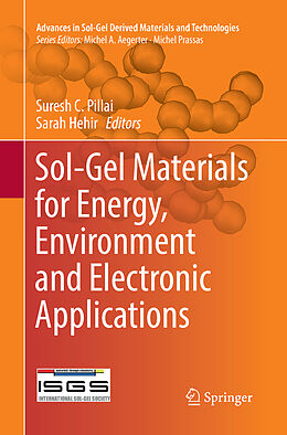 Couverture cartonnée Sol-Gel Materials for Energy, Environment and Electronic Applications de 