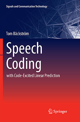 Kartonierter Einband Speech Coding von Tom Bäckström
