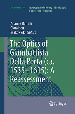 Couverture cartonnée The Optics of Giambattista Della Porta (ca. 1535 1615): A Reassessment de 