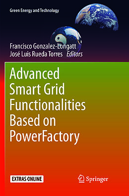 Couverture cartonnée Advanced Smart Grid Functionalities Based on PowerFactory de 