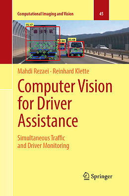 Couverture cartonnée Computer Vision for Driver Assistance de Reinhard Klette, Mahdi Rezaei