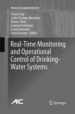 Couverture cartonnée Real-time Monitoring and Operational Control of Drinking-Water Systems de 