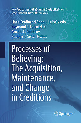 Couverture cartonnée Processes of Believing: The Acquisition, Maintenance, and Change in Creditions de 