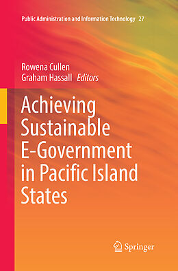 Couverture cartonnée Achieving Sustainable E-Government in Pacific Island States de 