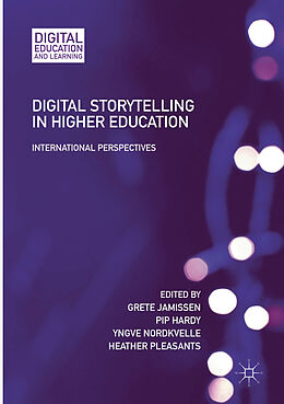 Couverture cartonnée Digital Storytelling in Higher Education de 