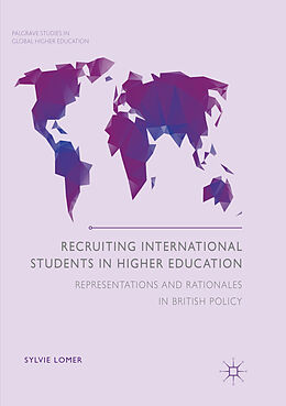 Couverture cartonnée Recruiting International Students in Higher Education de Sylvie Lomer