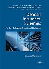 Kartonierter Einband Deposit Insurance Schemes von Djurdjica Ognjenovic