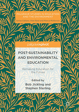 Couverture cartonnée Post-Sustainability and Environmental Education de 
