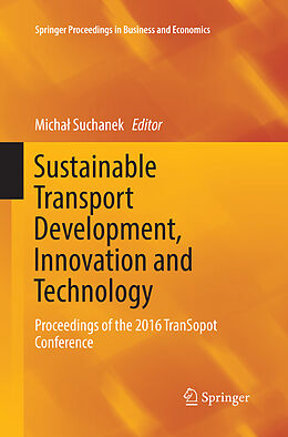 Couverture cartonnée Sustainable Transport Development, Innovation and Technology de 