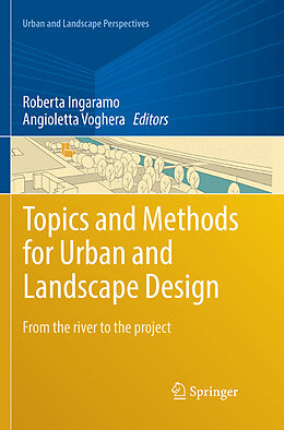 Couverture cartonnée Topics and Methods for Urban and Landscape Design de 