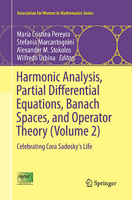 Couverture cartonnée Harmonic Analysis, Partial Differential Equations, Banach Spaces, and Operator Theory (Volume 2) de 
