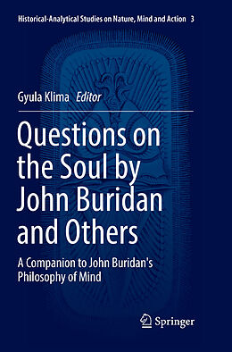 Couverture cartonnée Questions on the Soul by John Buridan and Others de 