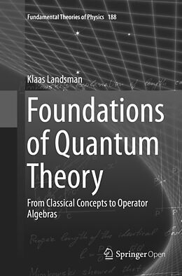 Couverture cartonnée Foundations of Quantum Theory de Klaas Landsman