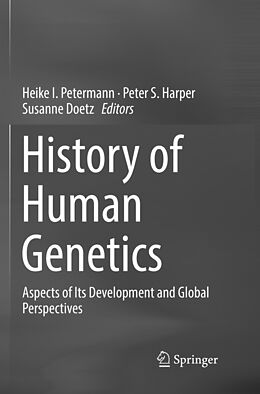Couverture cartonnée History of Human Genetics de 