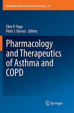 Couverture cartonnée Pharmacology and Therapeutics of Asthma and COPD de 