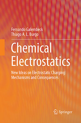 Kartonierter Einband Chemical Electrostatics von Thiago A. L. Burgo, Fernando Galembeck