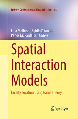 Couverture cartonnée Spatial Interaction Models de 